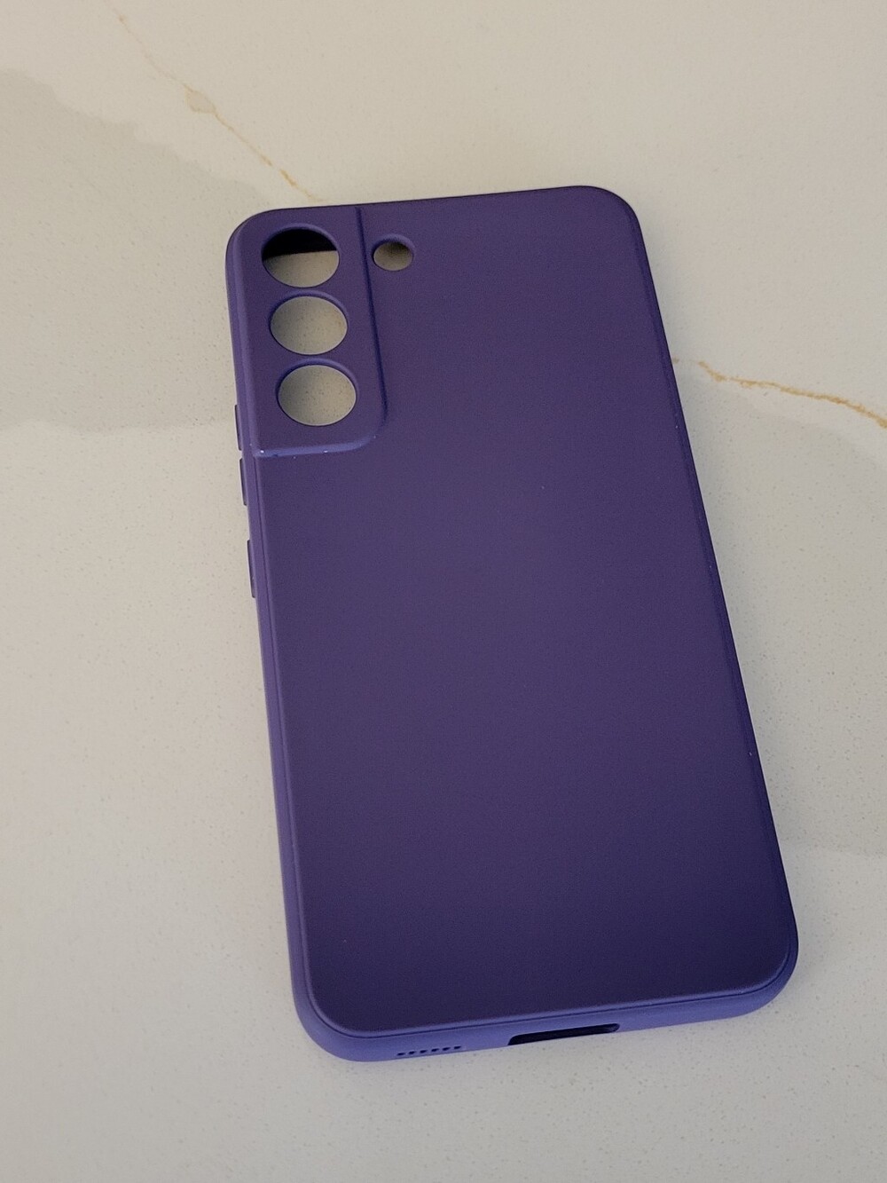 Purple Silicone Phone Case for Cell Phones S21 S22